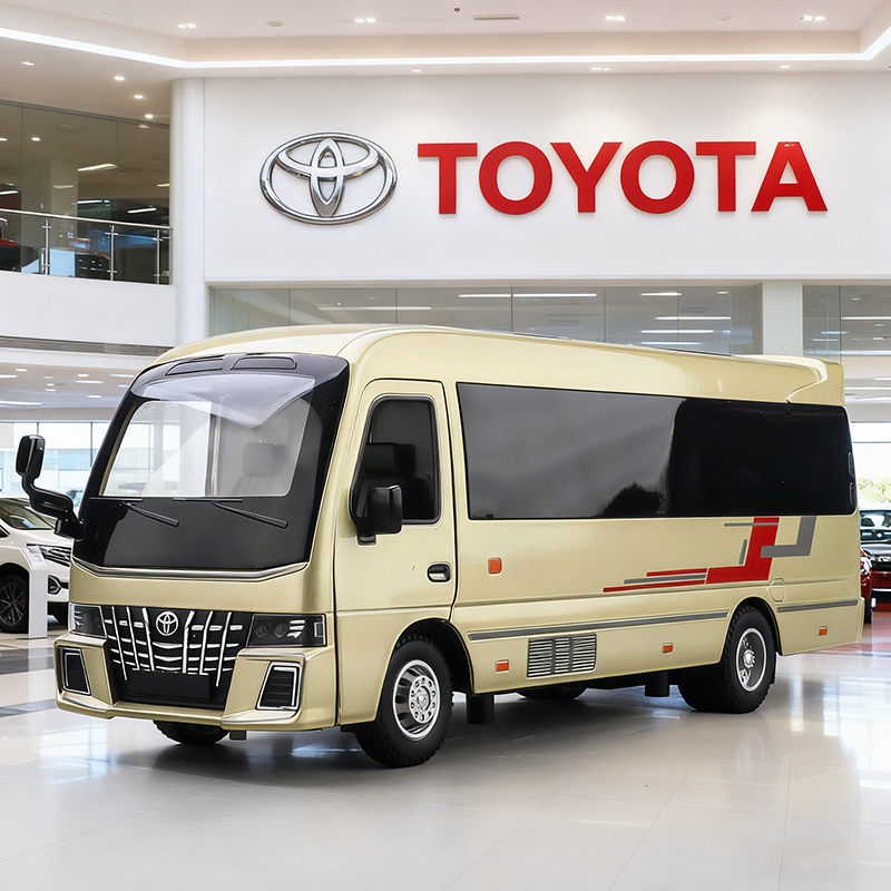 Party Games Bus - 1:33 Toyota Coaster BUS Alloy Car