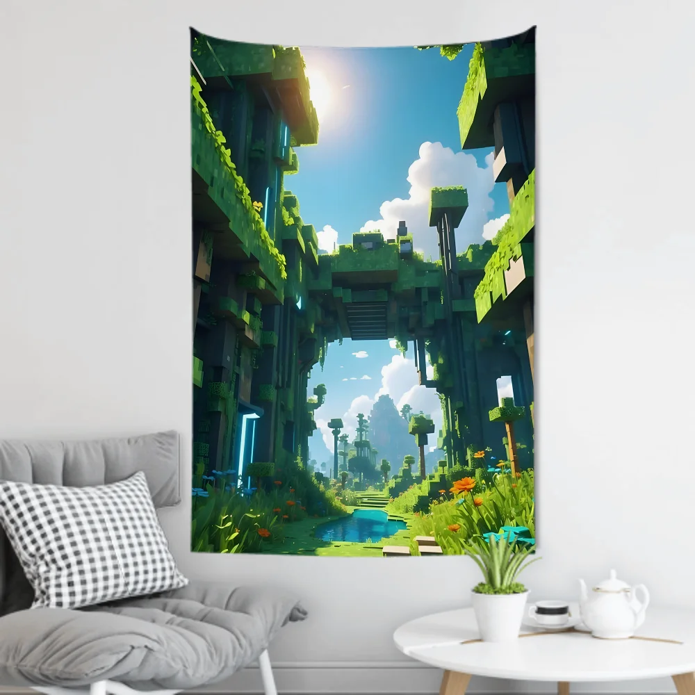 Party Games Minecraft - Anime Game HD M-MinecraftS Tapestry Room