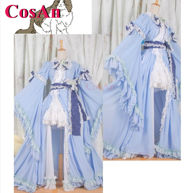 Party Games New - CosAn【Customized】Game Touhou Project Saigyouji Yuyuko Cosplay