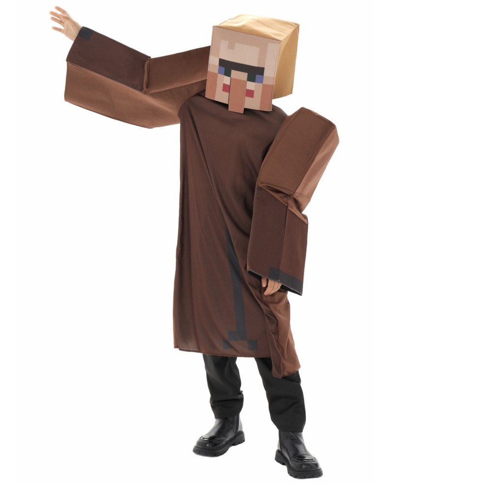 Party Games Minecraft - Boys Craft Villager Costume Games Cosplay