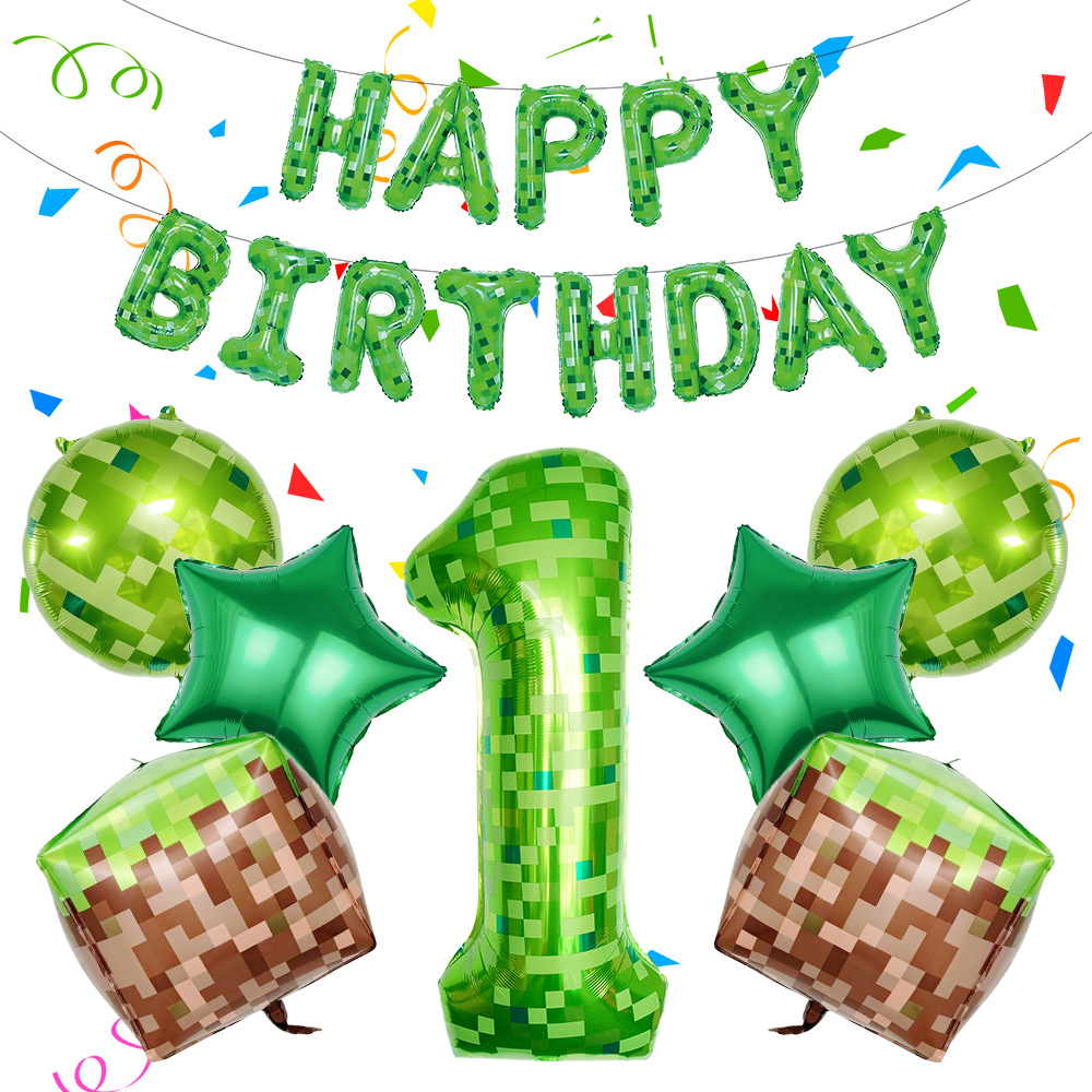 Party Games Competition - My World Balloon Birthday Party Decoration