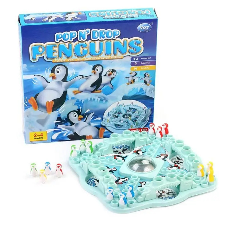Party Games Competition - Multiplayer Penguin Flying Chess Party Board