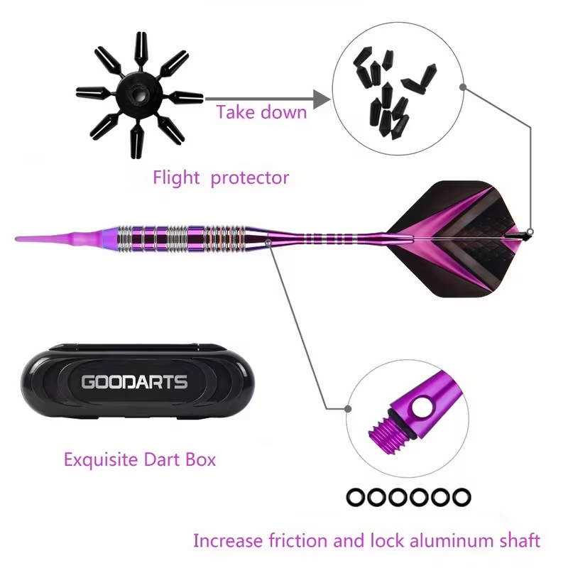 TRALOW Soft Tip Darts Set-with - огляд і ціна Party Games Competition