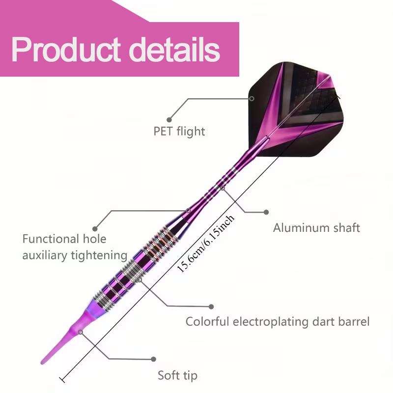 TRALOW Soft Tip Darts Set-with - огляд і ціна Party Games Competition