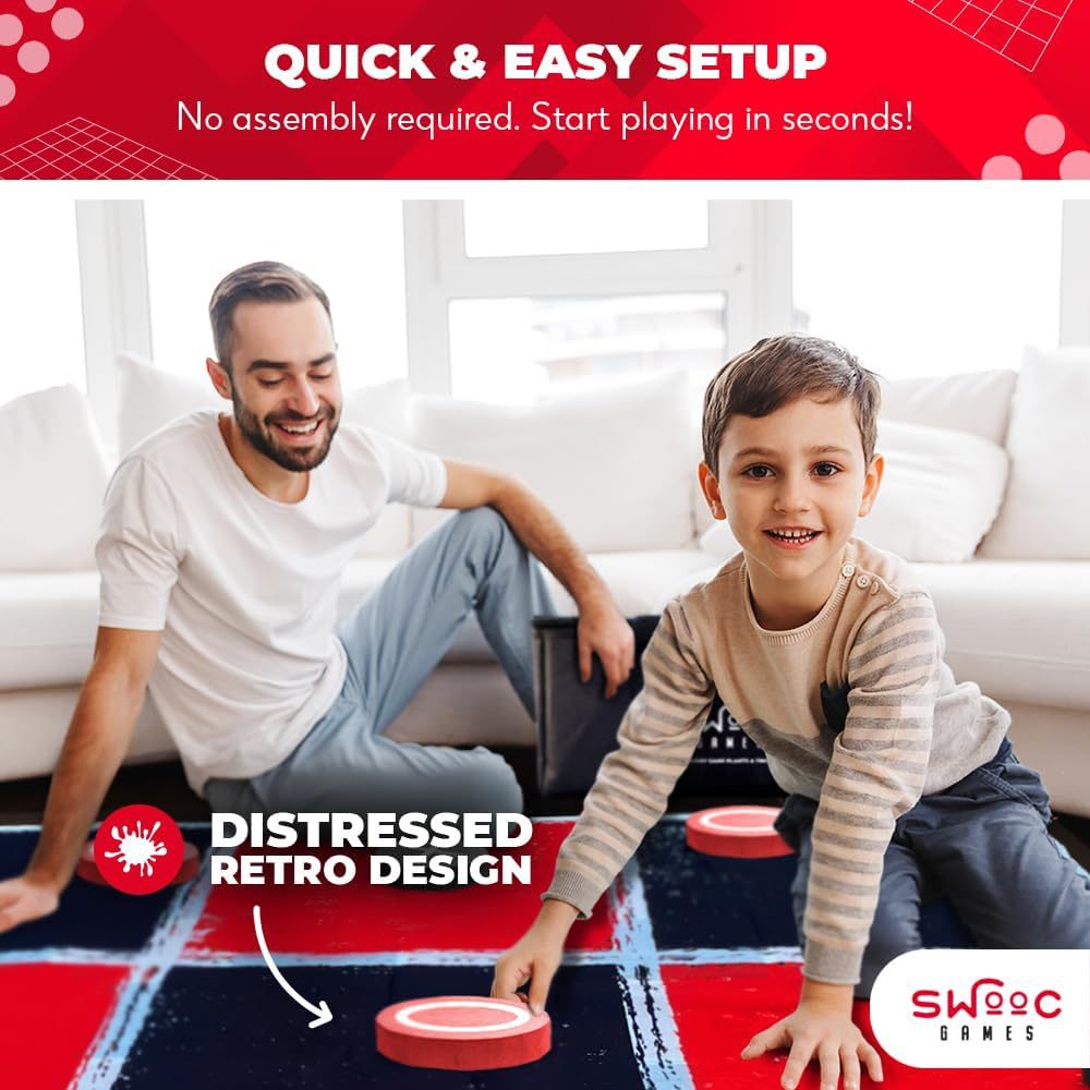 Giant 2-in-1 Checkers & Tic Ta - огляд і ціна Tic Tac Toe Giant