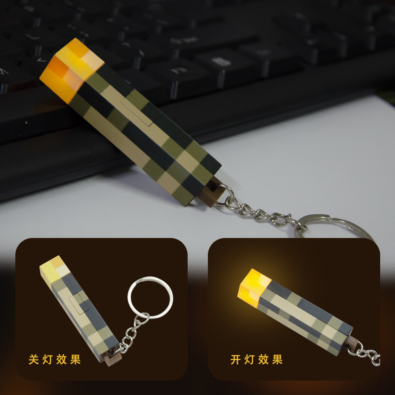 Mini Flashlight Torch Keychain - огляд і ціна Party Games Minecraft