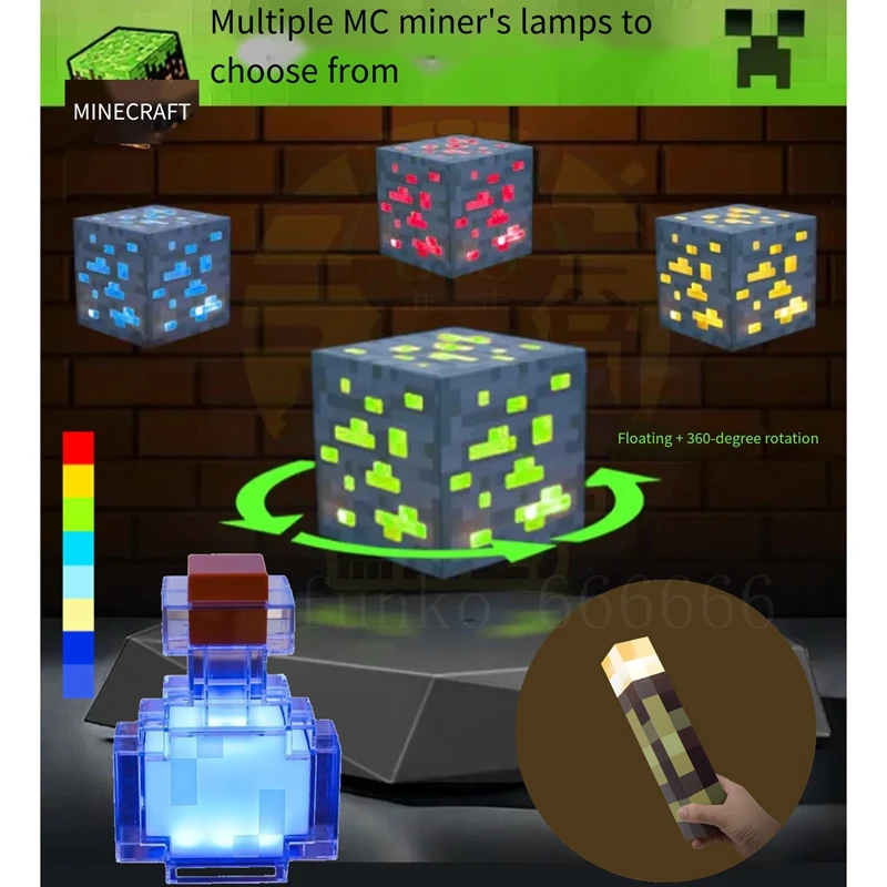 Mini Flashlight Torch Keychain - огляд і ціна Party Games Minecraft
