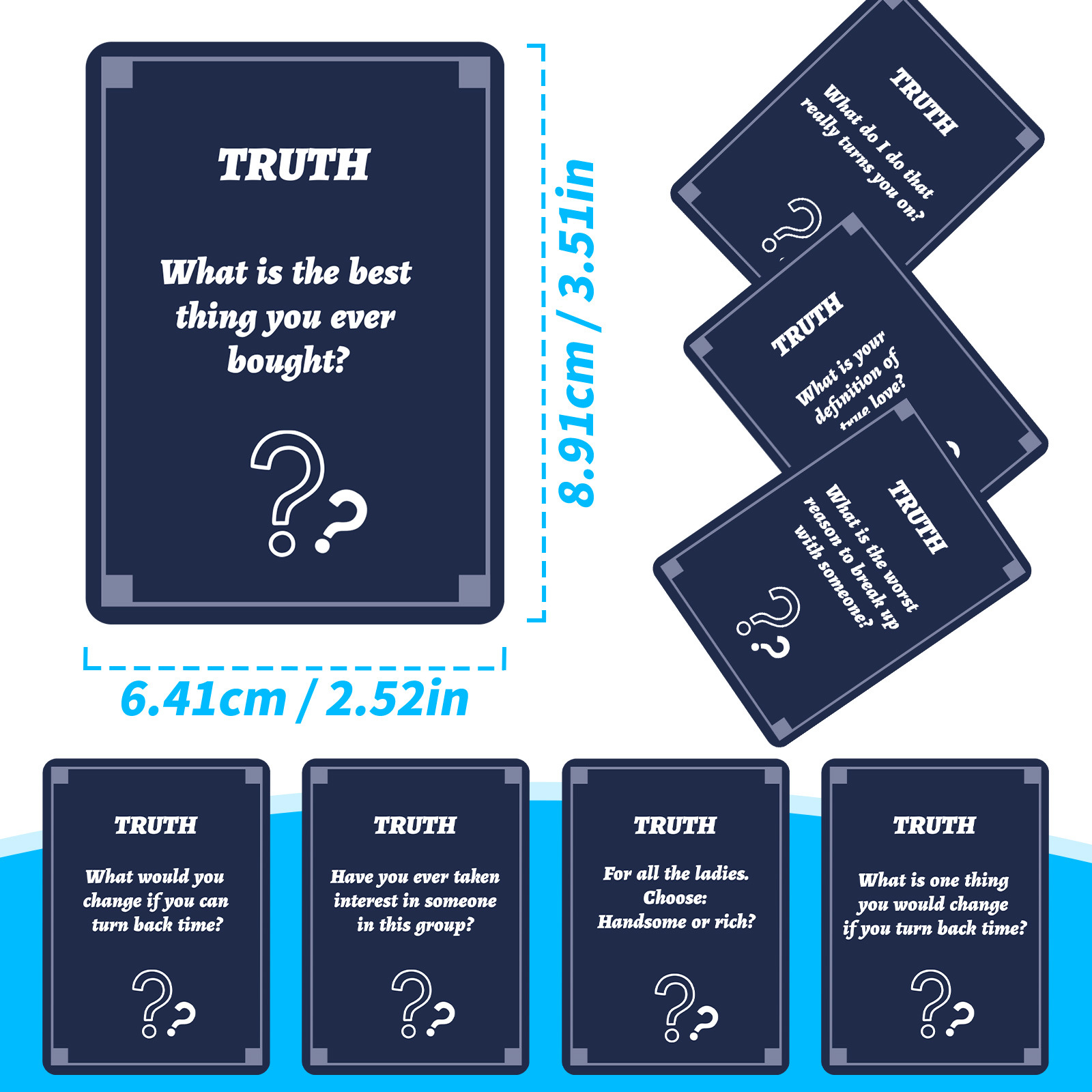 50Pcs Party Game Cards for Adu - огляд і ціна Party Games Group For Adults