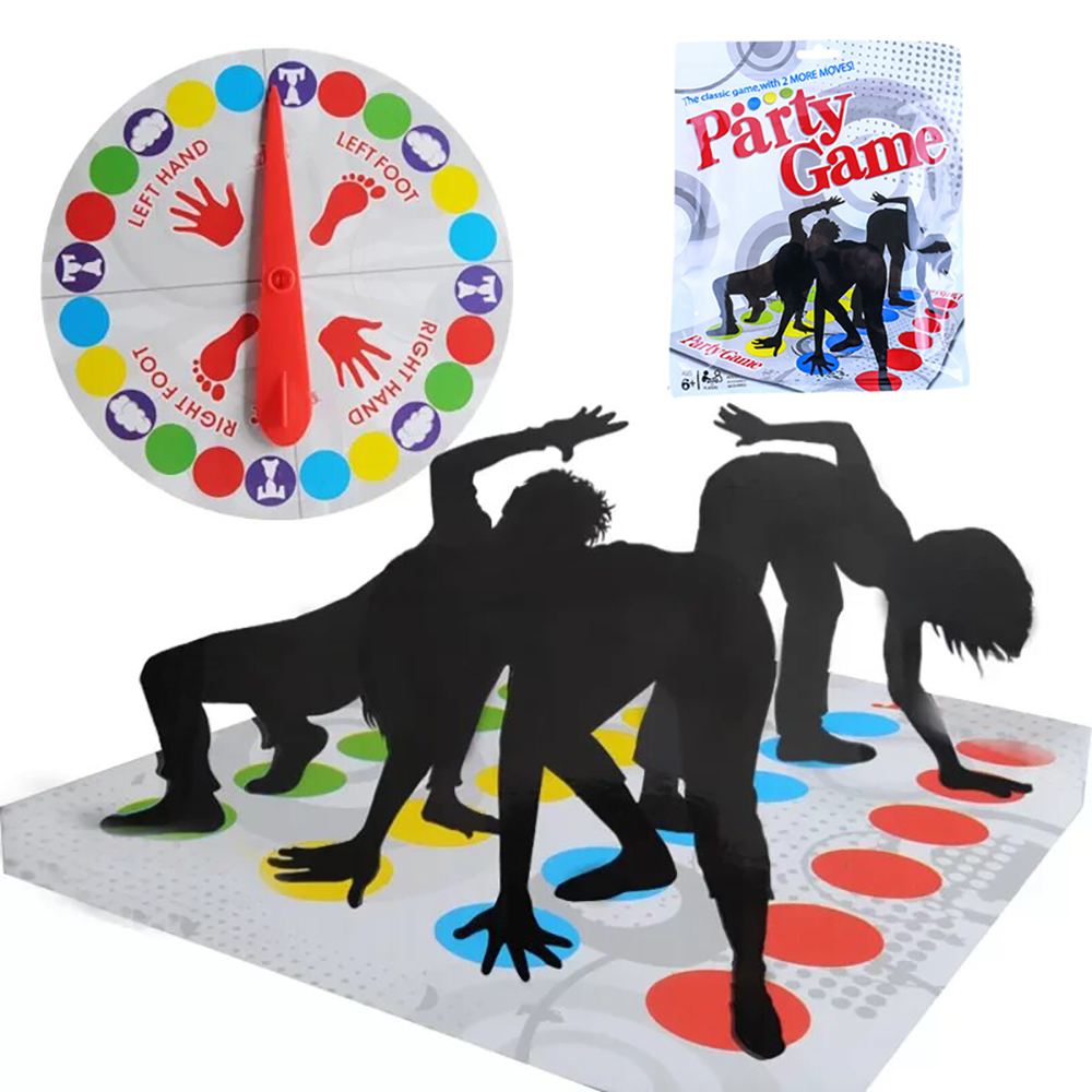 Family Party Game Twister Game - огляд і ціна Party Games Indoor For 6 12 Year Olds