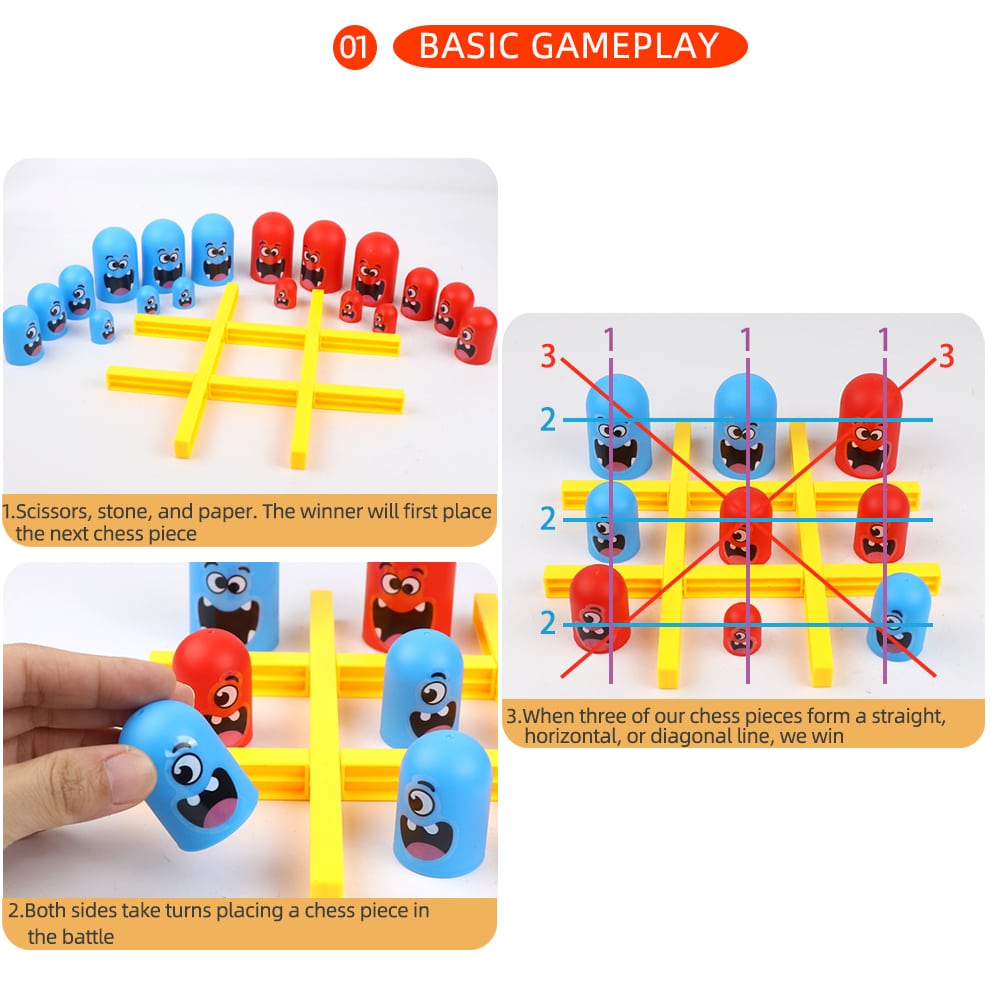 Funny Table Board Games Tic Ta - огляд і ціна Tic Tac Toe Giant
