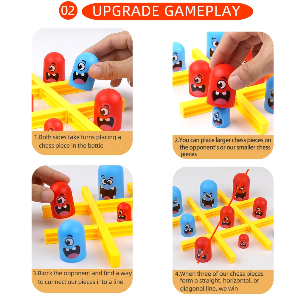 Funny Table Board Games Tic Ta - огляд і ціна Tic Tac Toe Giant