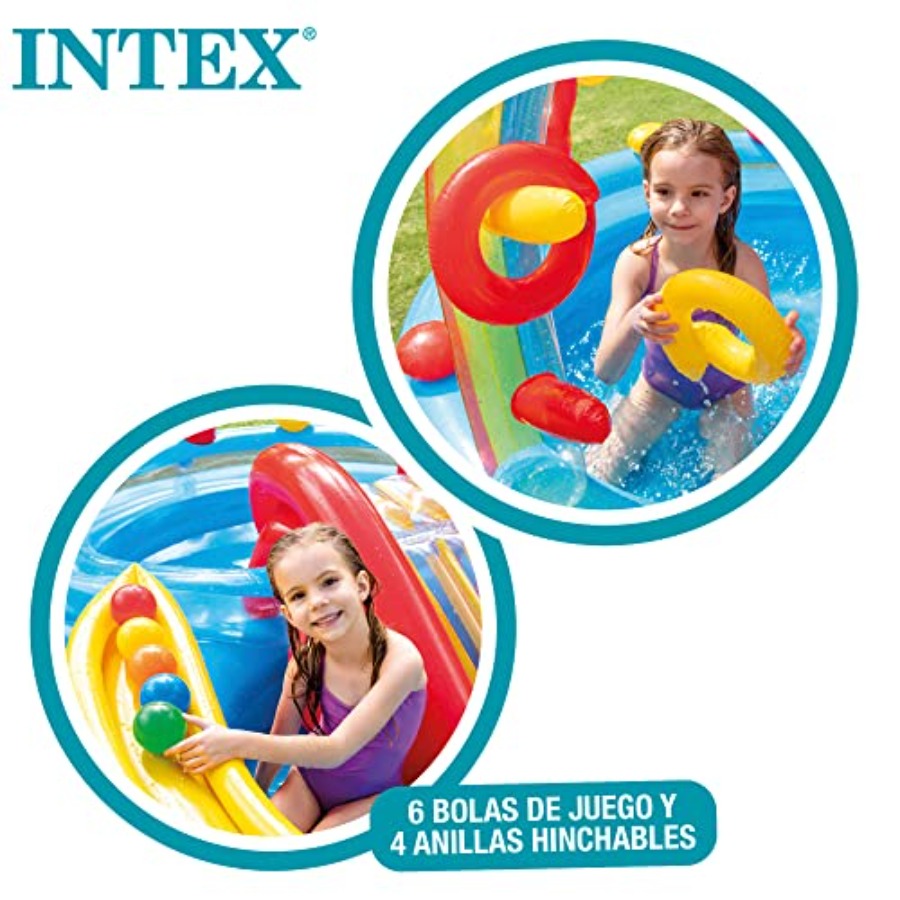 inflatable pool with water sli - огляд і ціна Ring Toss Outdoor