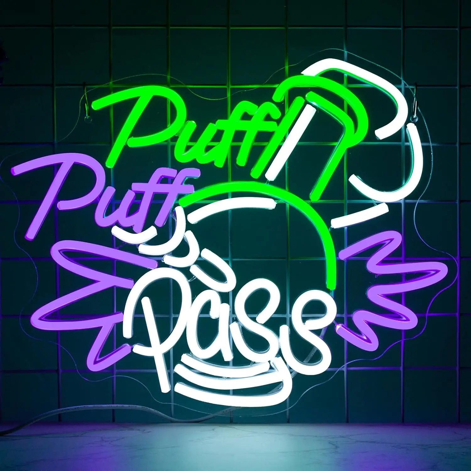 Puff Puff Pass Neon Sign Dimma - огляд і ціна Party Games Game Pass
