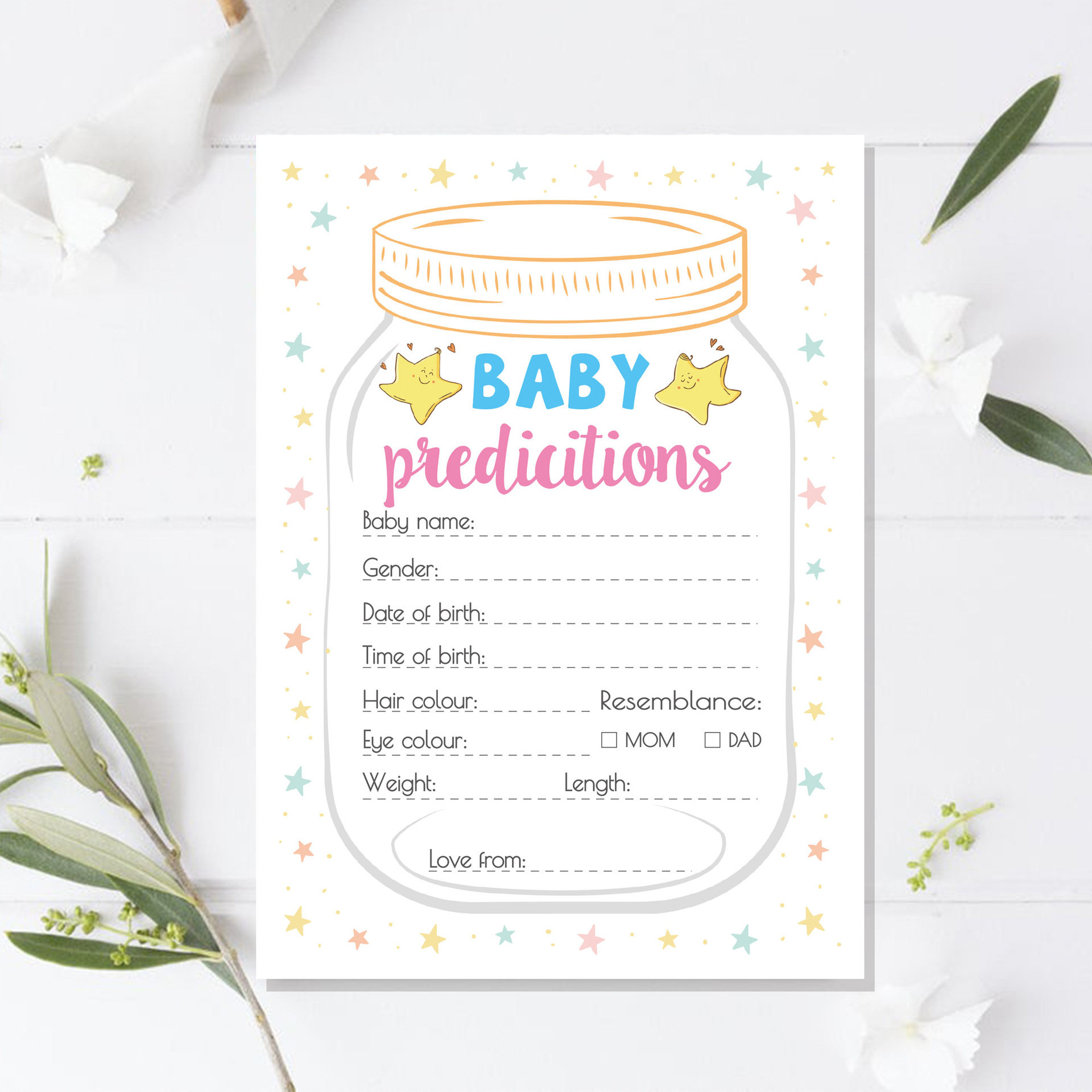 10pcs Gender Reveal Baby Showe - огляд і ціна Party Games Group For Adults