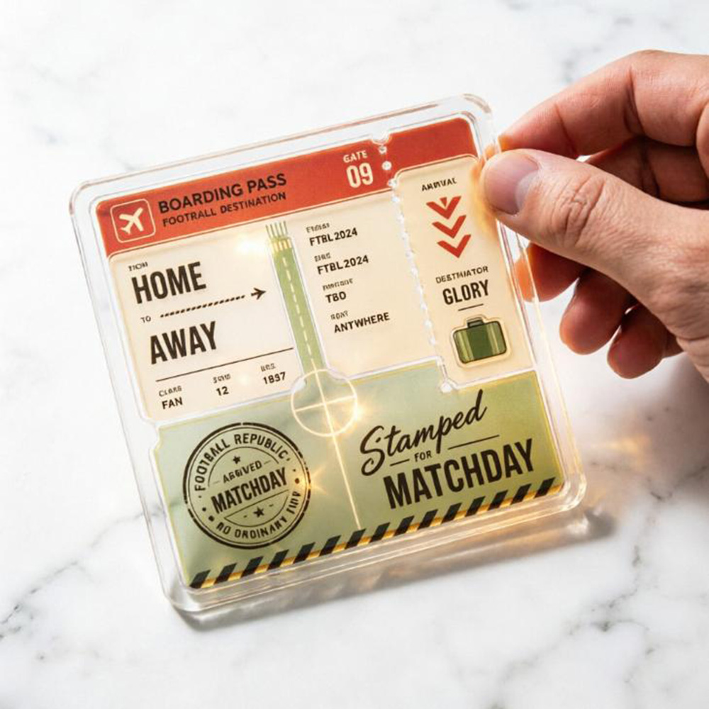 Home Away Boarding Pass Acryli - огляд і ціна Party Games Game Pass
