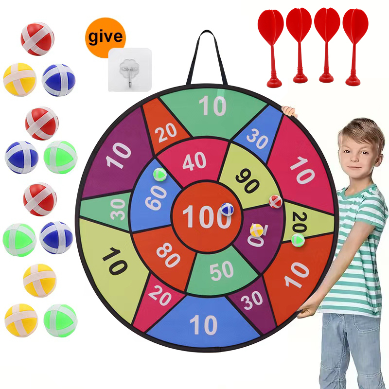 Sticky ball dart board -12 bal - огляд і ціна Party Games Indoor For 6 12 Year Olds