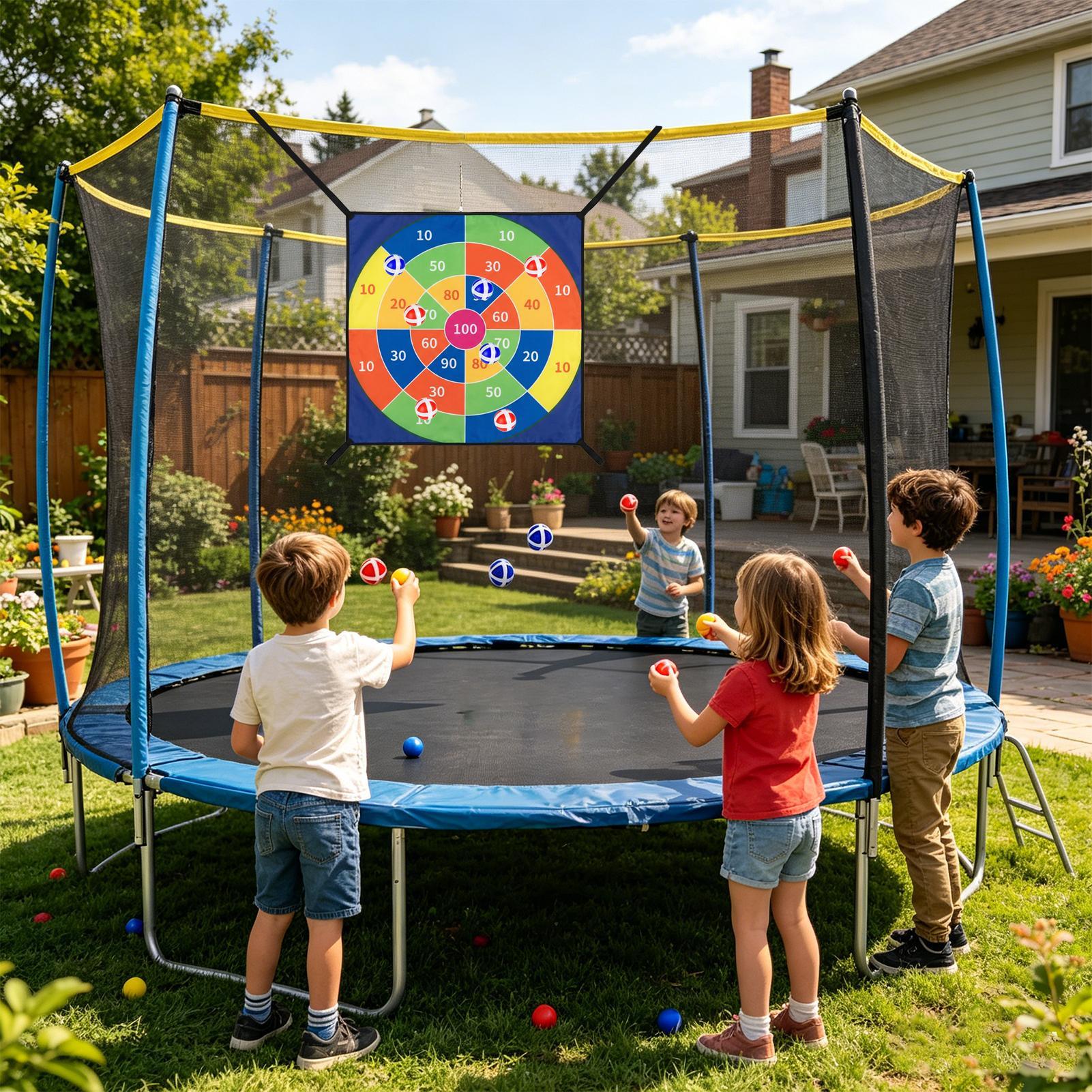 Trampoline Sticky Ball Dart Bo - огляд і ціна Party Games For 5 Year Olds Indoors