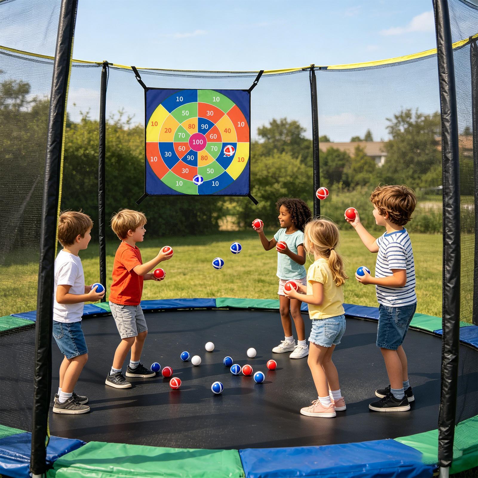 Trampoline Sticky Ball Dart Bo - огляд і ціна Party Games For 5 Year Olds Indoors