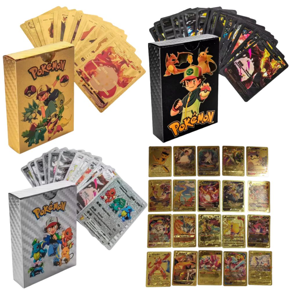 55PCS Pokémon Cards Vmax GX Go - огляд і ціна Party Games Good