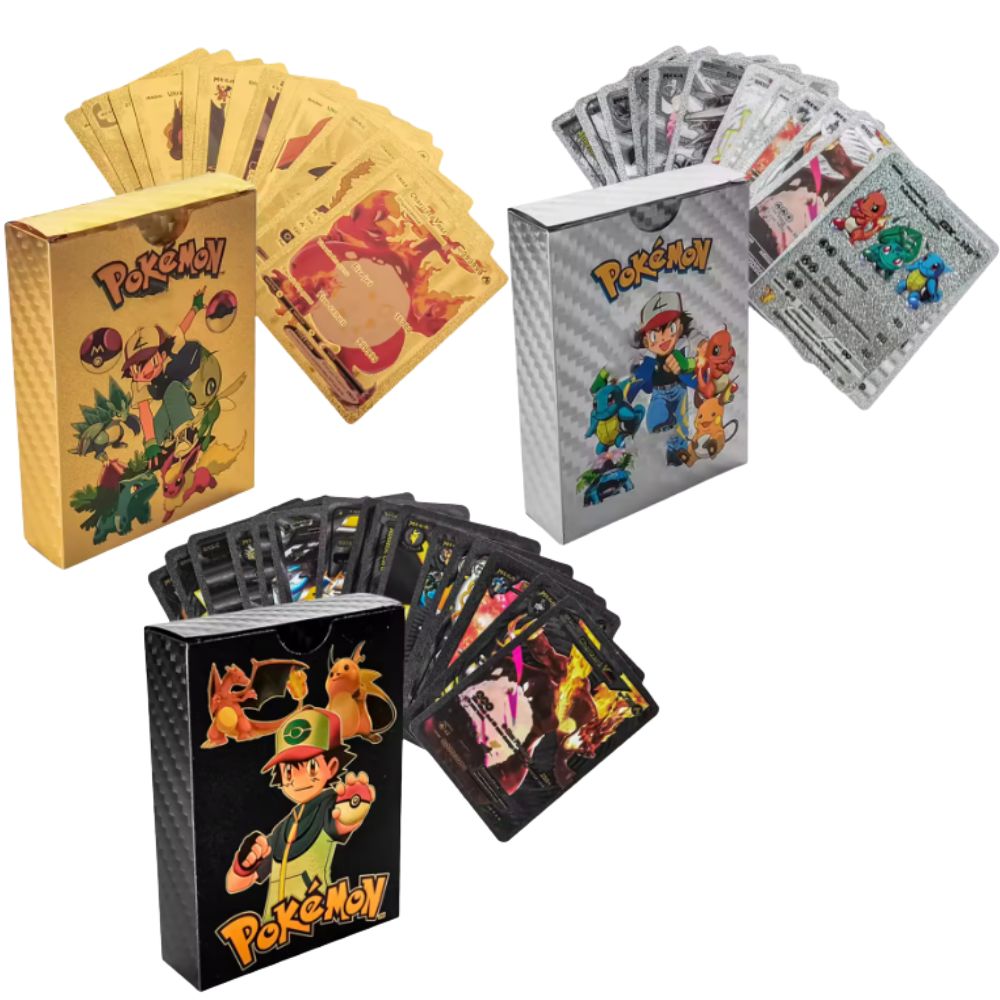 55PCS Pokémon Cards Vmax GX Go - огляд і ціна Party Games Good
