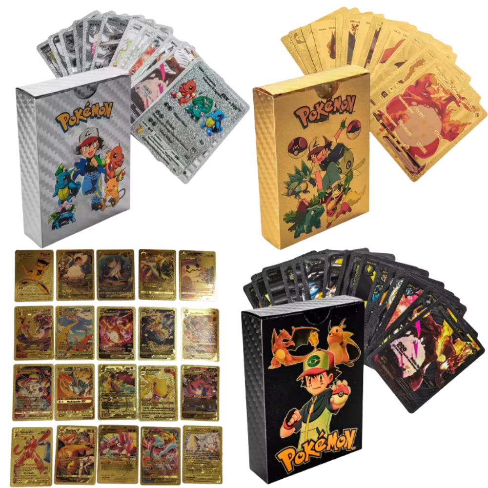 55PCS Pokémon Cards Vmax GX Go - огляд і ціна Party Games Good