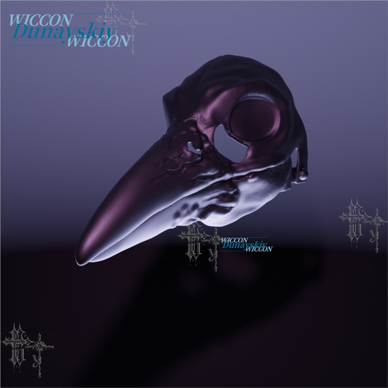 Metallic Raven Skull Plague Do - огляд і ціна Party Games Stream