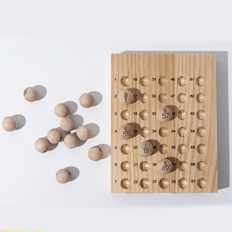 A0KA 75Pcs Natural Bingo Balls - огляд і ціна Party Games Easy