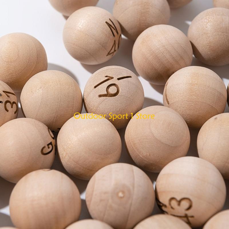 A0KA 75Pcs Natural Bingo Balls - огляд і ціна Party Games Easy