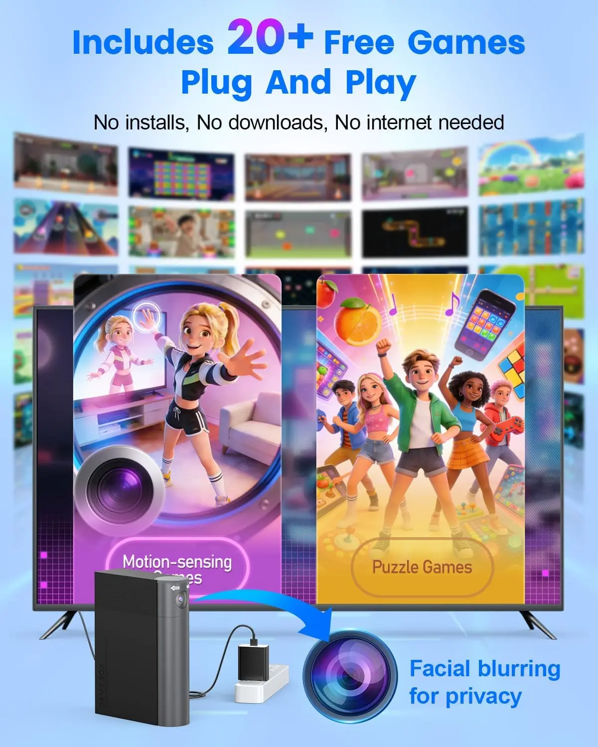 AR Motion Gaming Console for K - огляд і ціна Party Games Physical