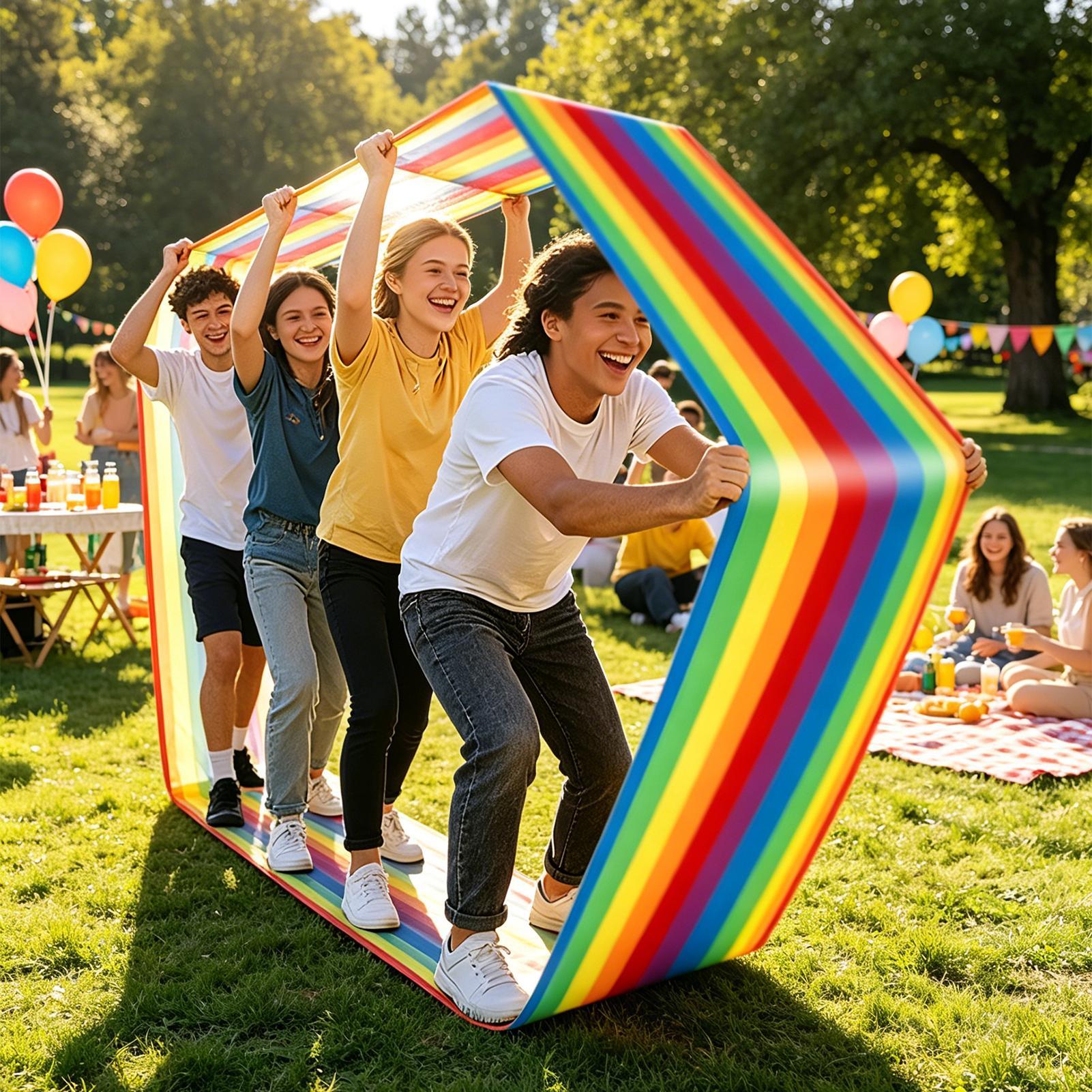 Group Leaning Activity Run Mat - огляд і ціна Party Games Group For Adults