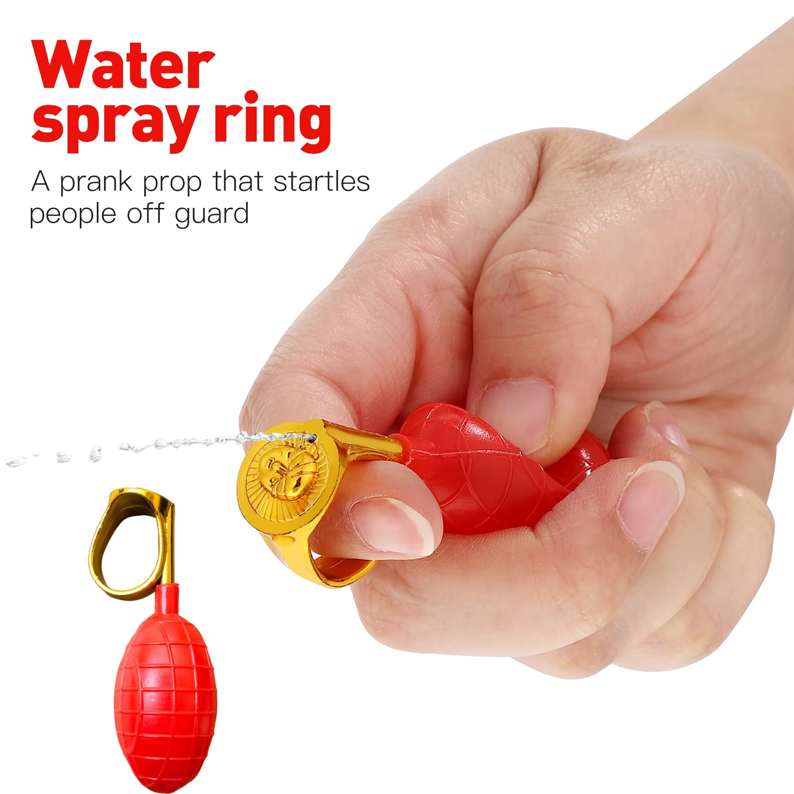 Magic Prank Ring Toy 1/5PCS Sq - огляд і ціна Party Games Physical