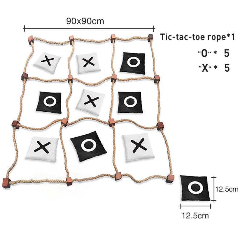 Giant Tic-Tac-Toe Outdoor Game - огляд і ціна Tic Tac Toe Giant