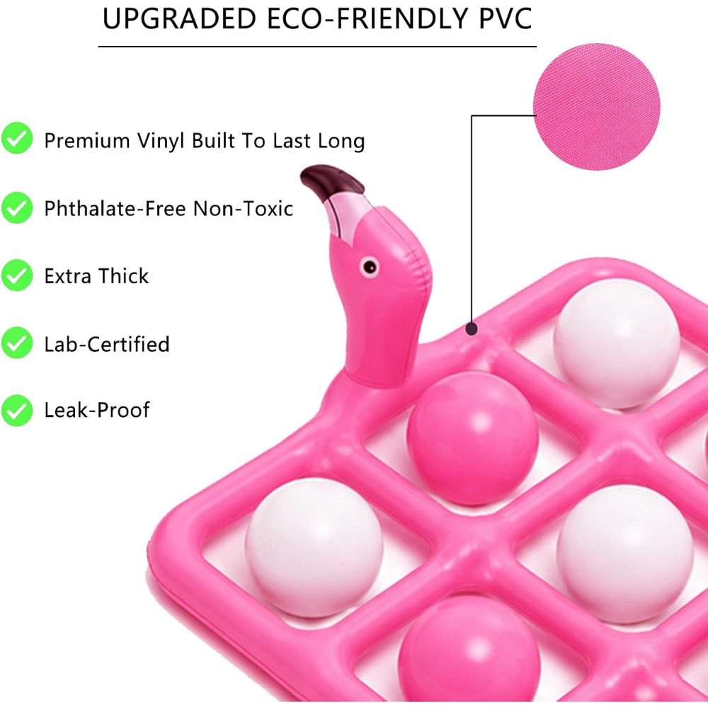 Pink Giant Flamingo Pool Tic T - огляд і ціна Tic Tac Toe Giant