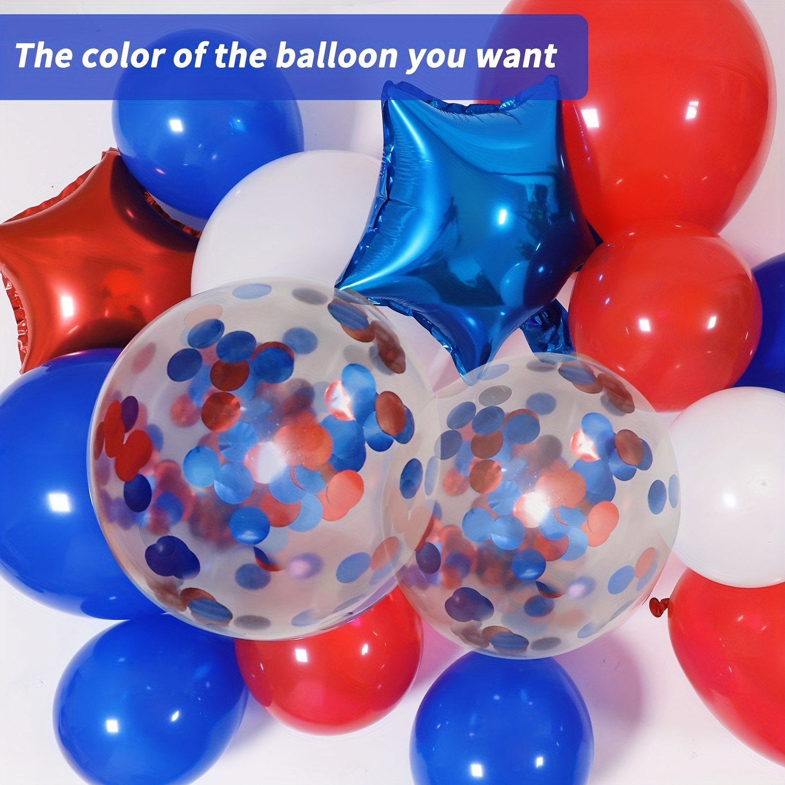 158pcs Red White Blue Patrioti - огляд і ціна Party Games Easy