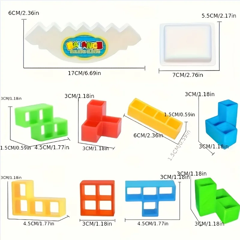 Colorful Stacking Blocks Balan - огляд і ціна Party Games Competition