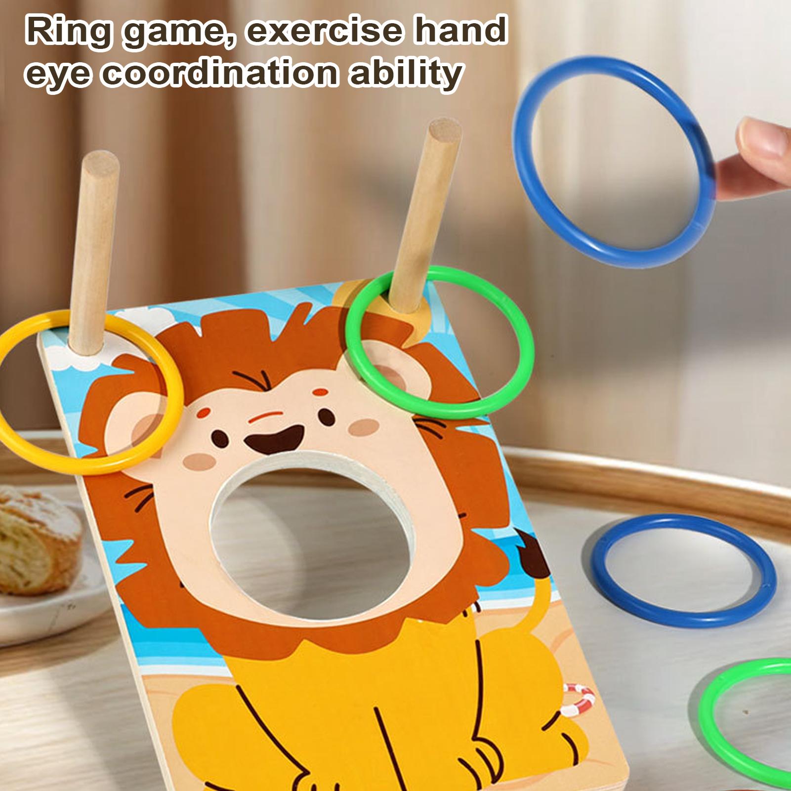 Wooden Bean Bag Toss Game Ring - огляд і ціна Party Games Group For Adults
