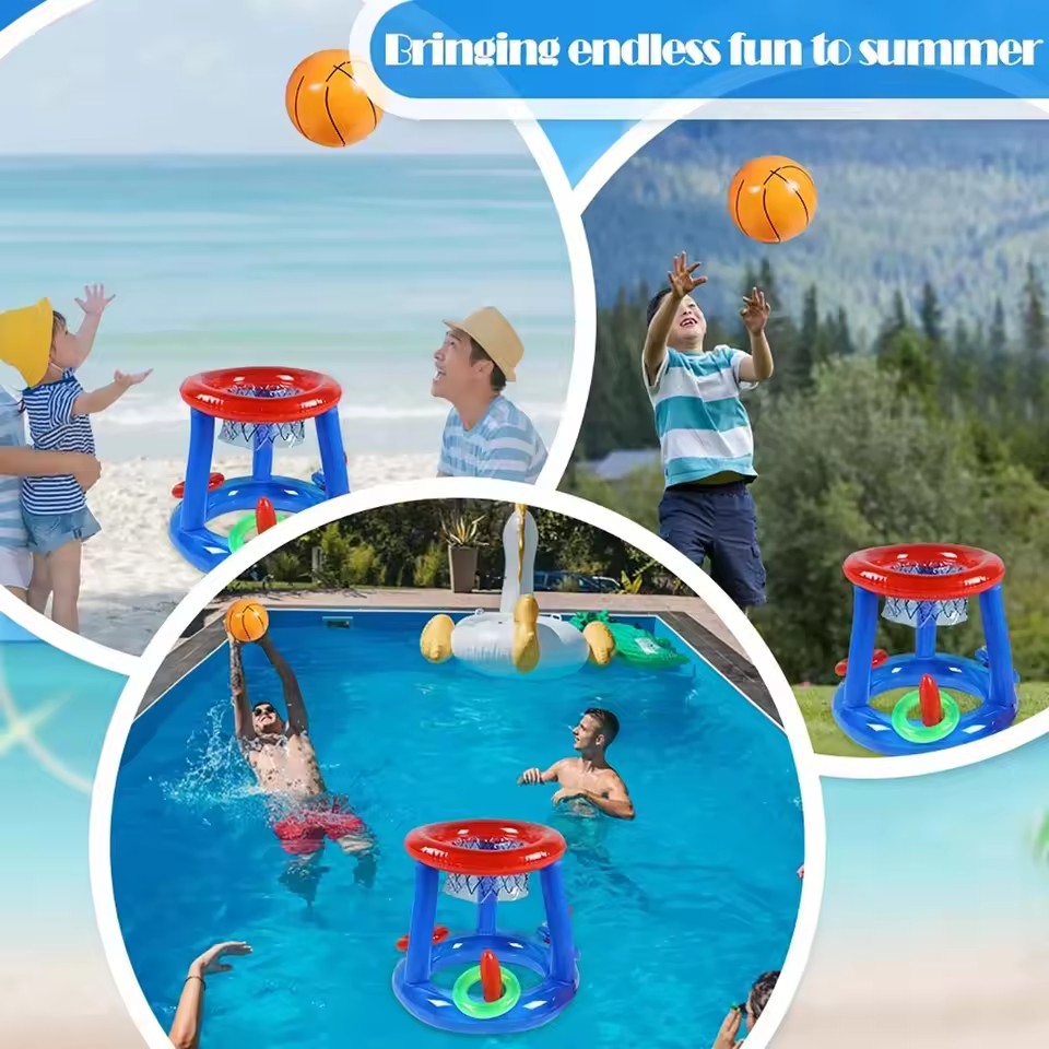 Inflatable Floating Basketball - огляд і ціна Ring Toss Outdoor