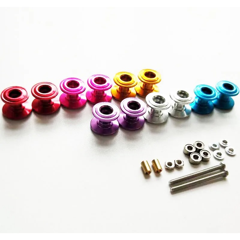2Pcs 12-13mm Double Guide Roll - огляд і ціна Tamiya Model Mini 4Wd