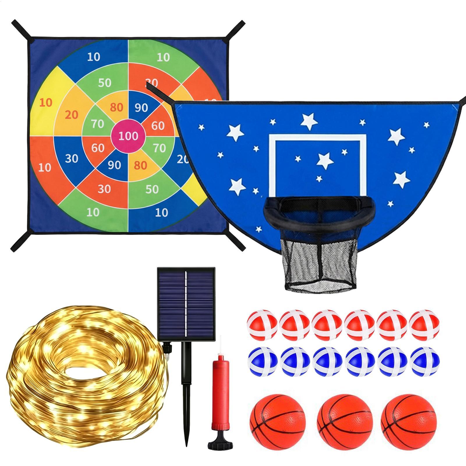Basketball Goal For Trampoline - огляд і ціна Ring Toss Outdoor