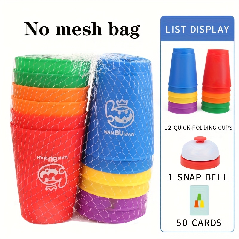 Speed Stacking Cup Set With 12 - огляд і ціна Party Games Competition