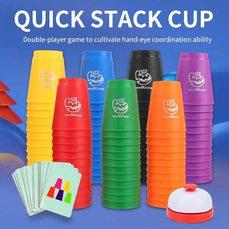 Speed Stacking Cup Set With 12 - огляд і ціна Party Games Competition