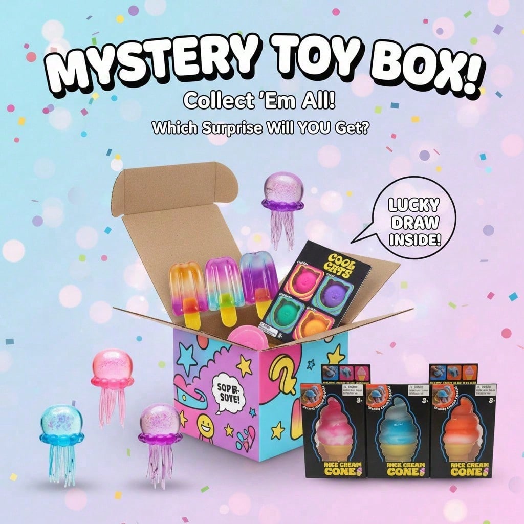 100+ Pieces Assorted Squishy F - огляд і ціна Party Games Birthday