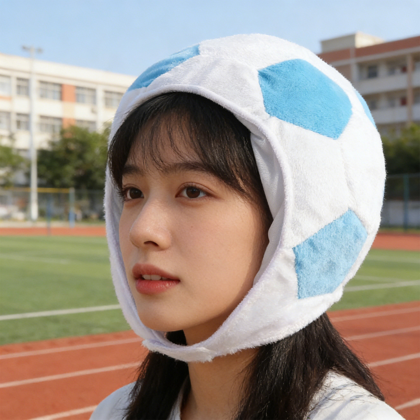 Blue Football Warm Hat Soccer  - огляд і ціна Party Games Competition