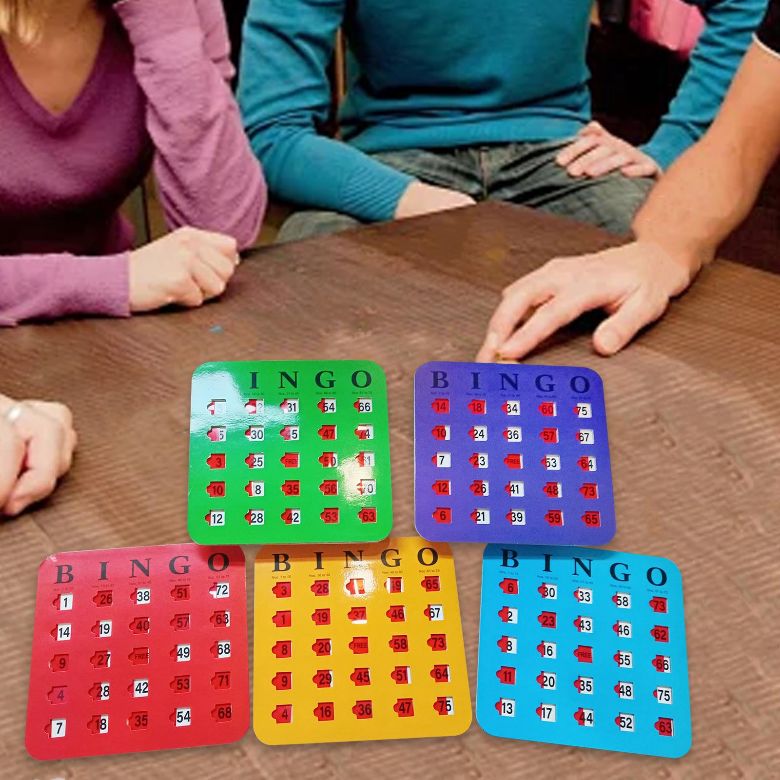 5 Pieces Large Print Bingo Car - огляд і ціна Party Games Group For Adults