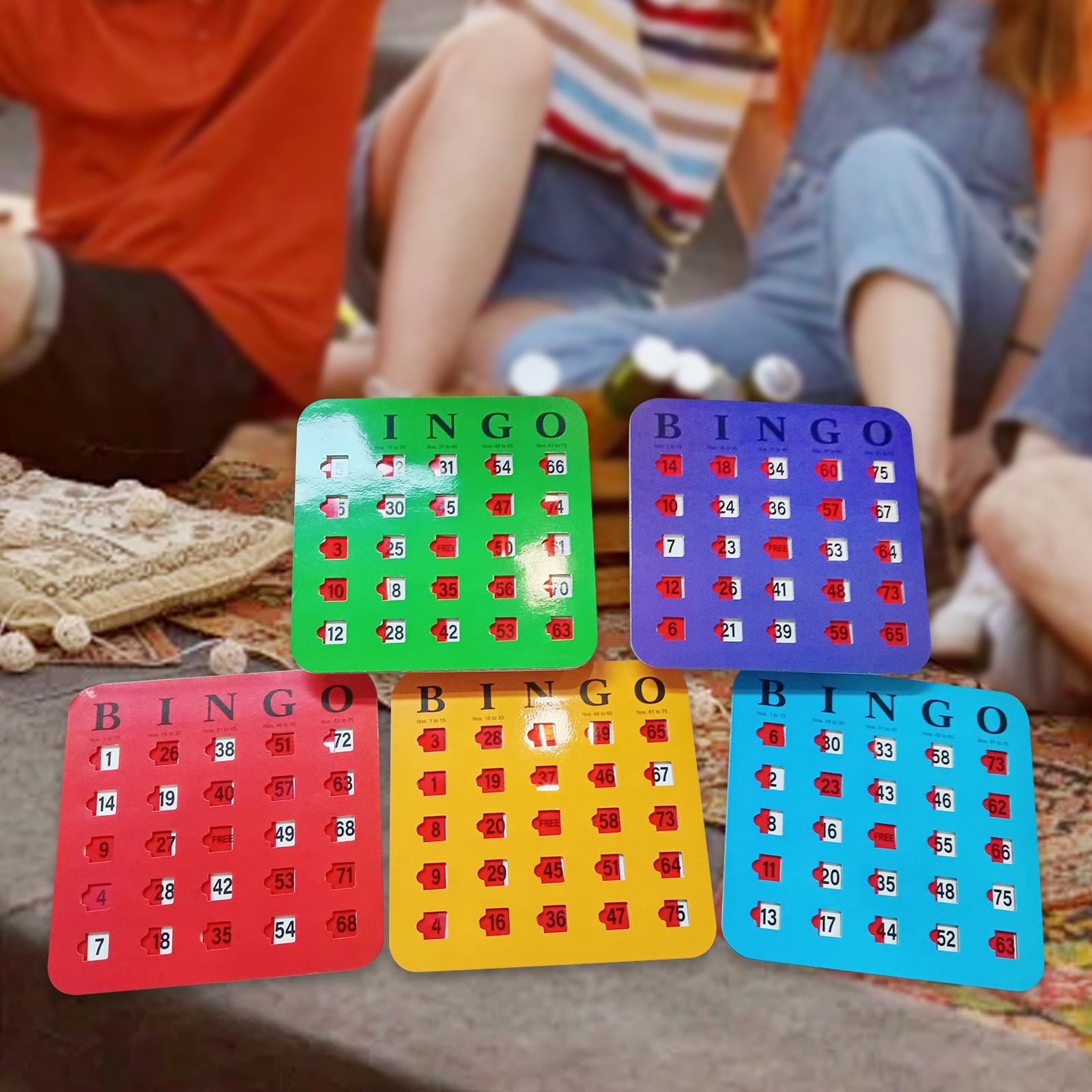 5 Pieces Large Print Bingo Car - огляд і ціна Party Games Group For Adults