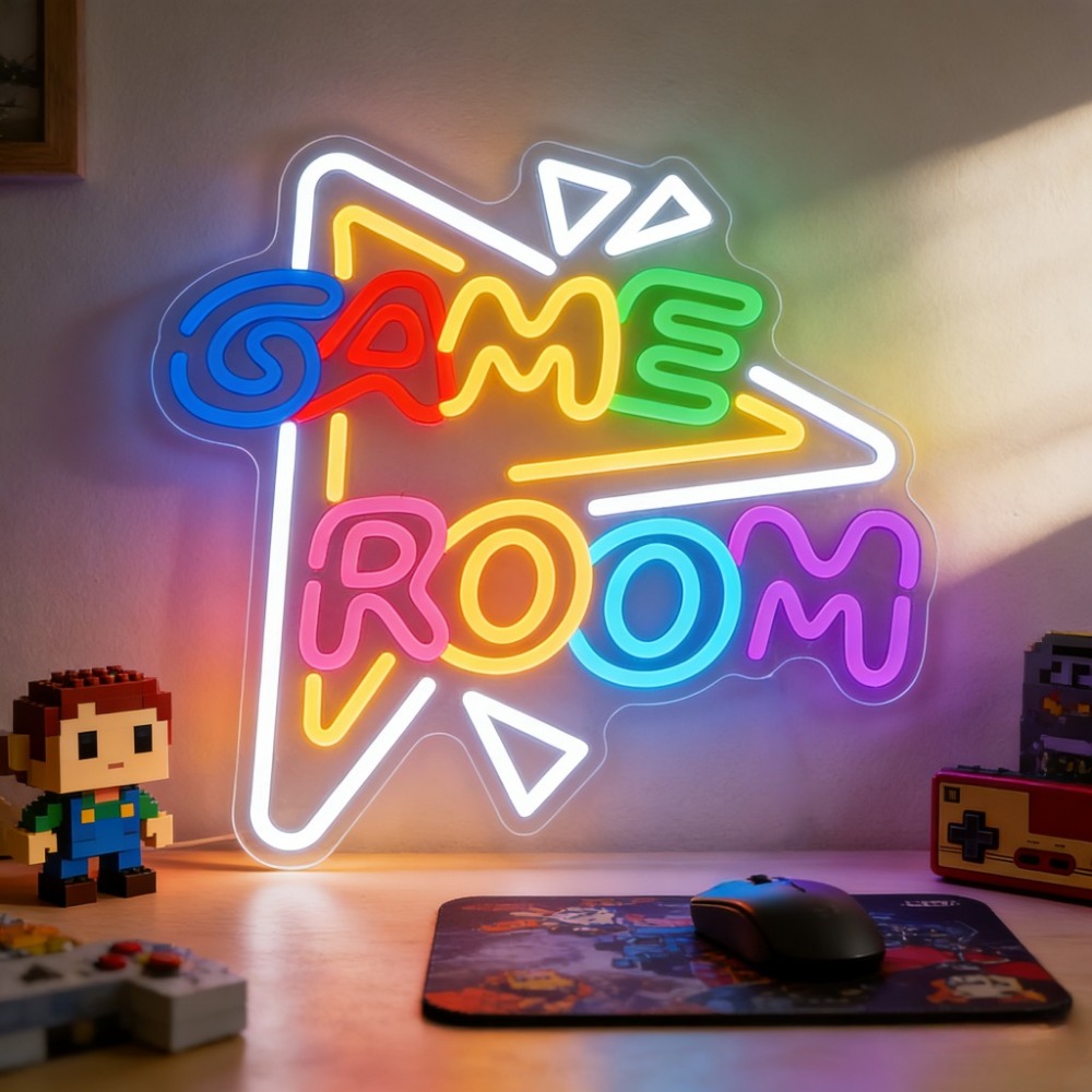 GAME ROOM LED Neon Sign Dimmab - огляд і ціна Party Games Stream