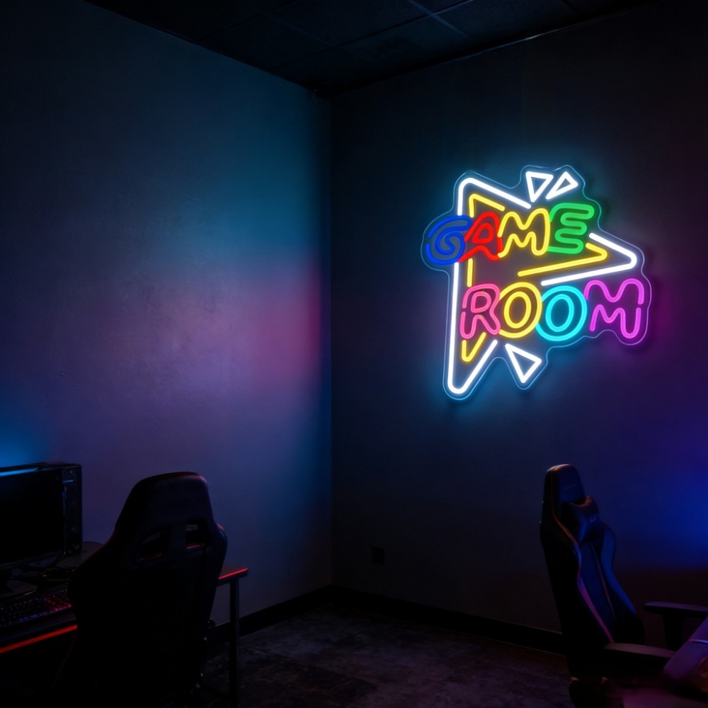 GAME ROOM LED Neon Sign Dimmab - огляд і ціна Party Games Stream