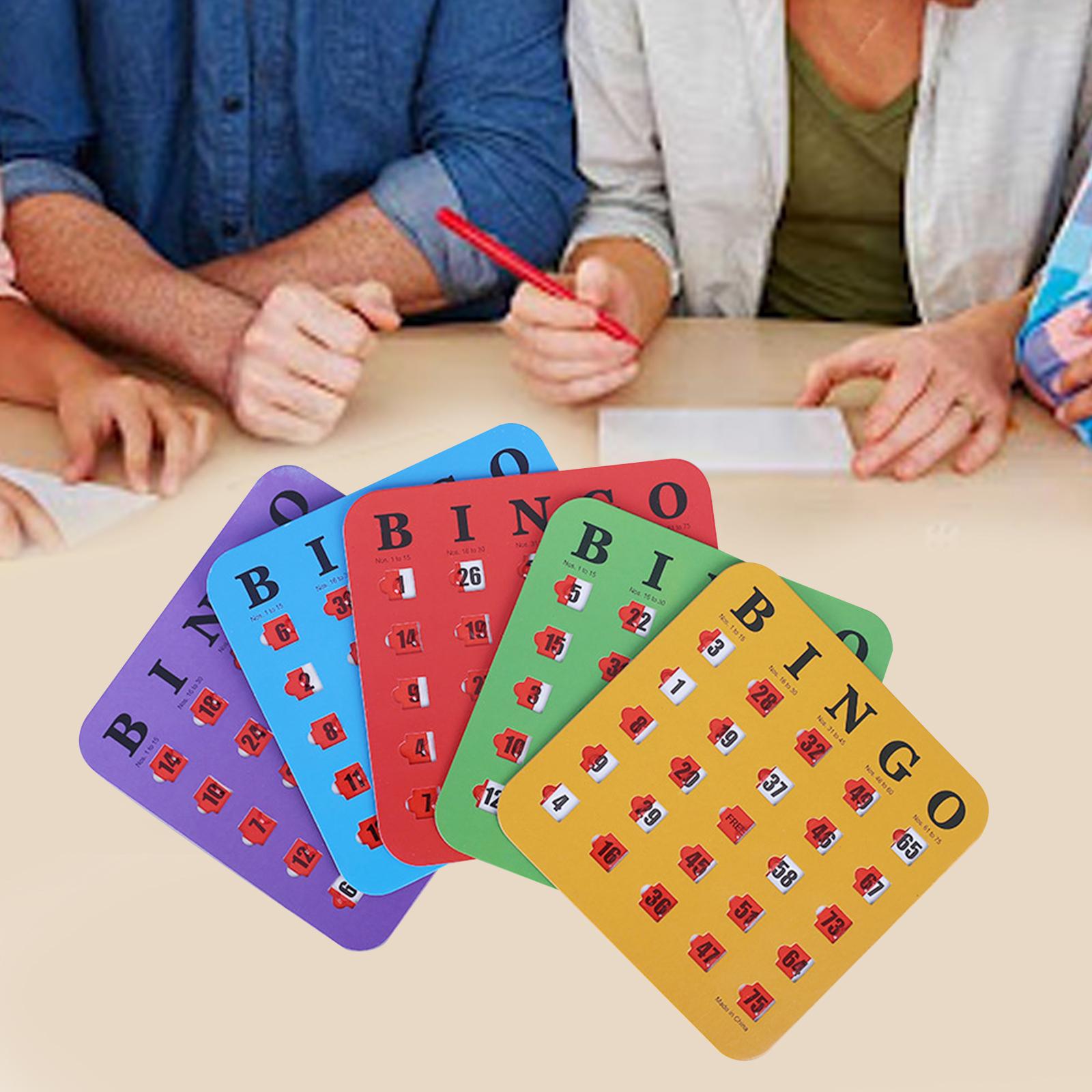 5 Pieces Large Print Bingo Car - огляд і ціна Party Games Group For Adults