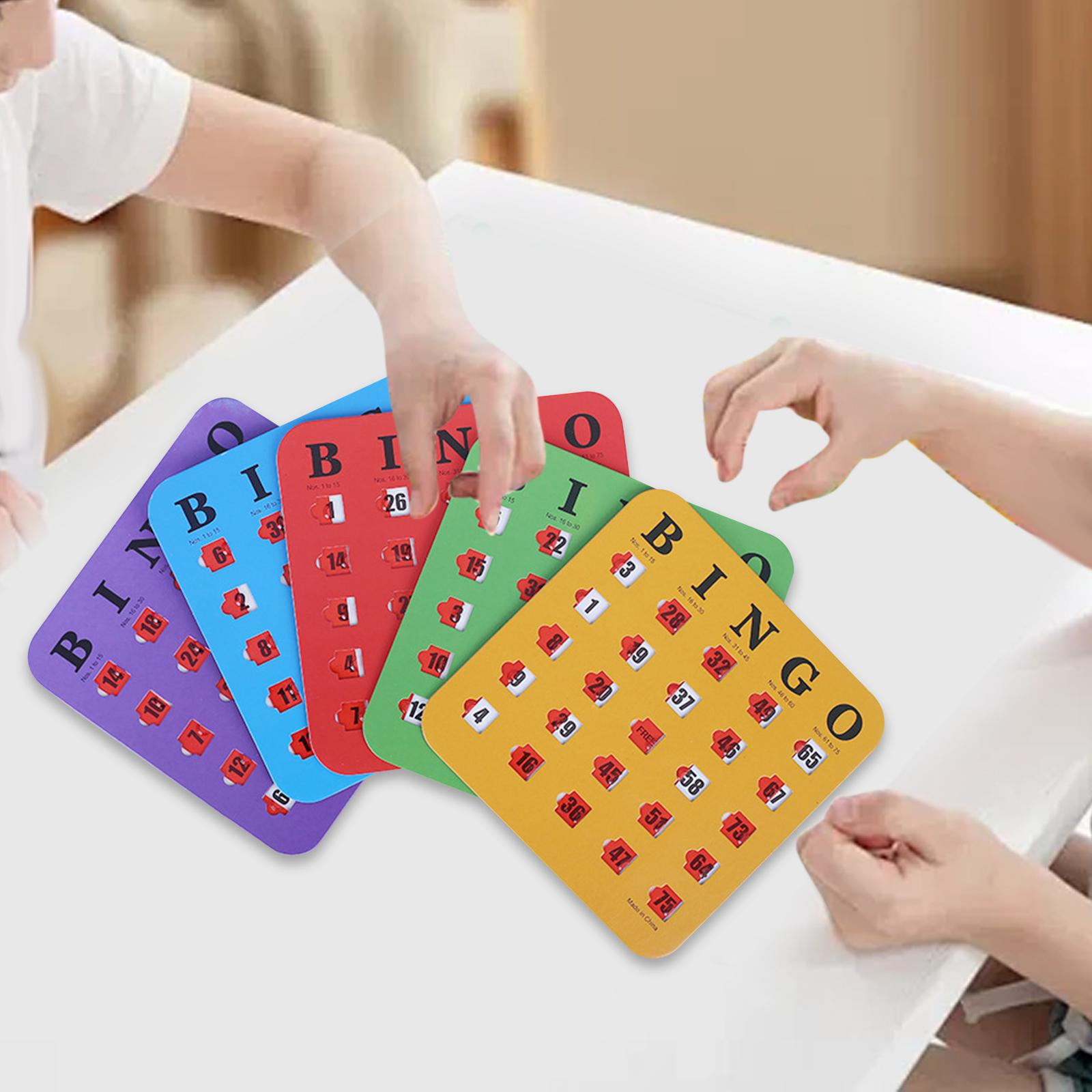 5 Pieces Large Print Bingo Car - огляд і ціна Party Games Group For Adults