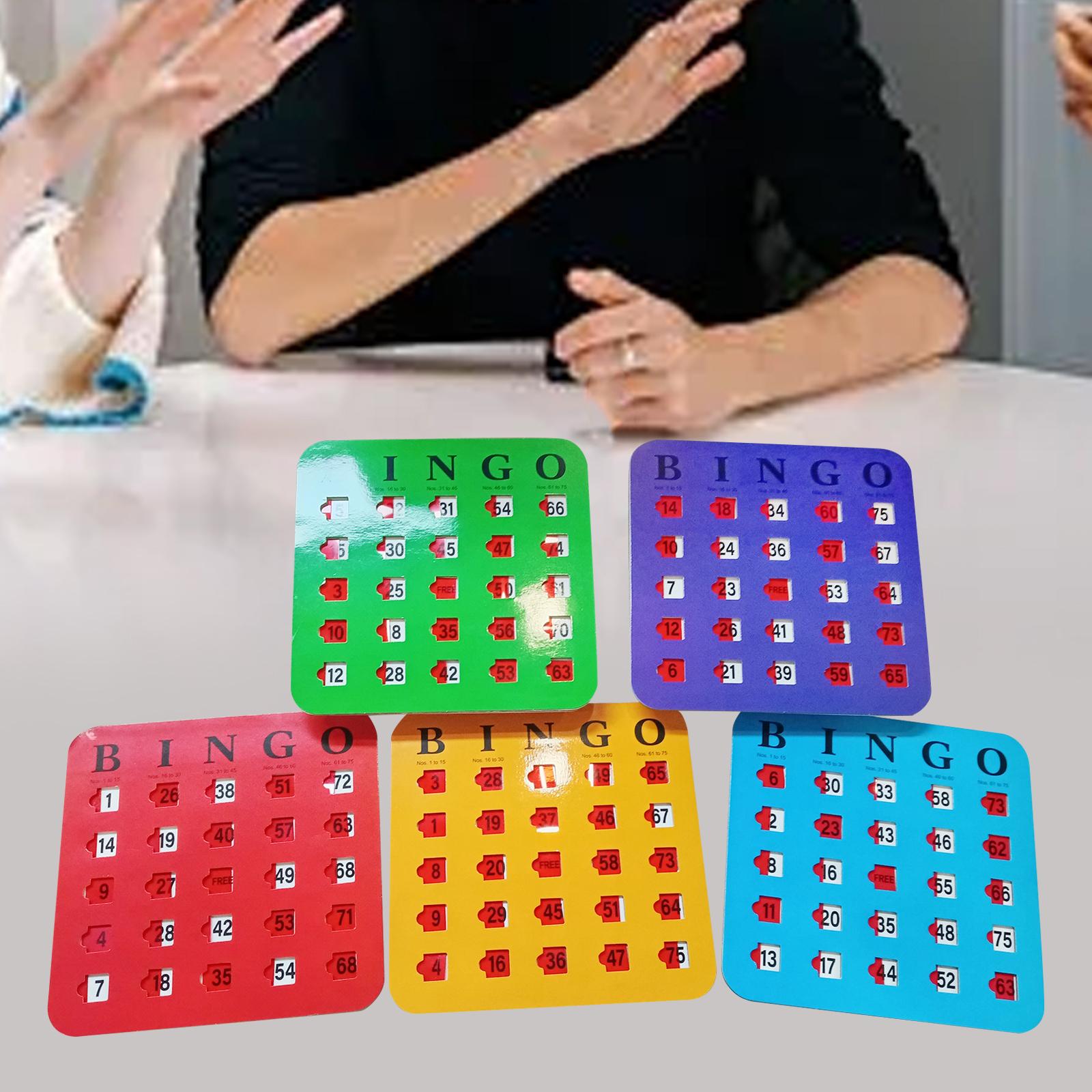 5 Pieces Large Print Bingo Car - огляд і ціна Party Games Group For Adults